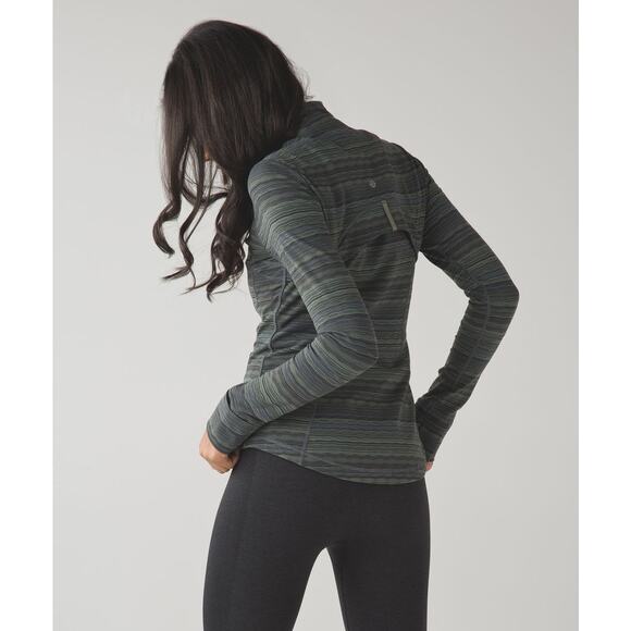 LULULEMON Women's Define Jacket Size 8 In Space Dye Twist Dark Slate Fatigue - Picture 2 of 13